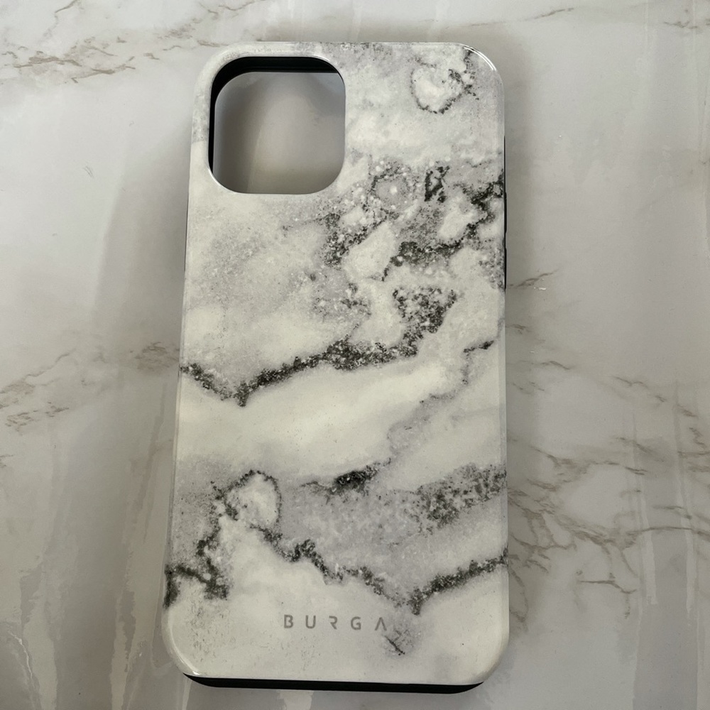 White marble iPhone 12pro case
